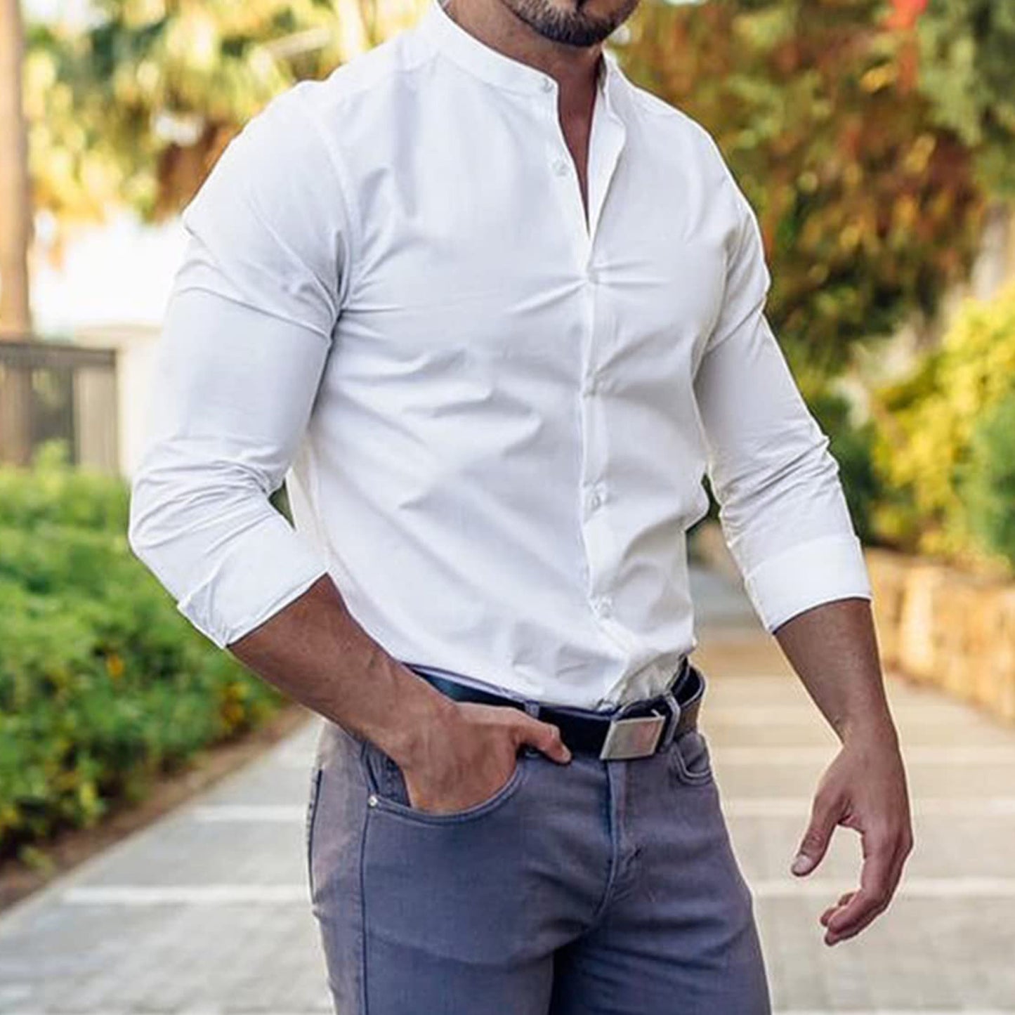 Men's Long Sleeve Casual Shirt