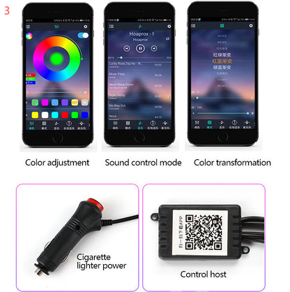 Car Fiber Optic Ambient Interior Light