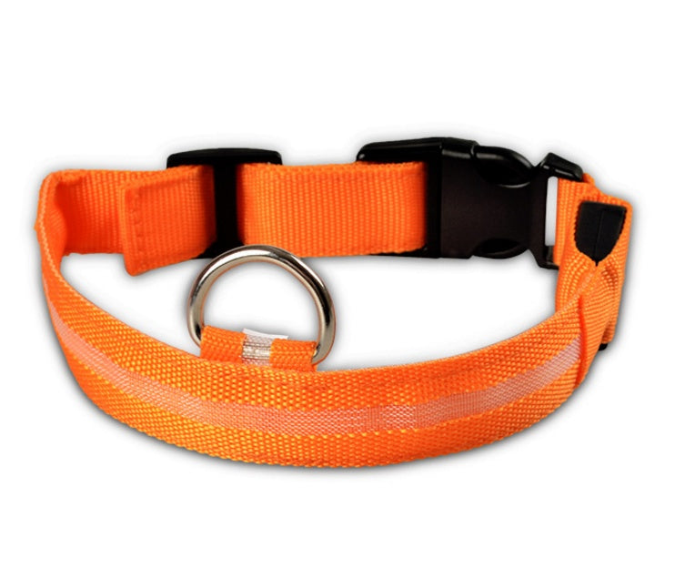 Night Safety Flashing Glow in Dark Rechargeable LED Luminous Pet Collar