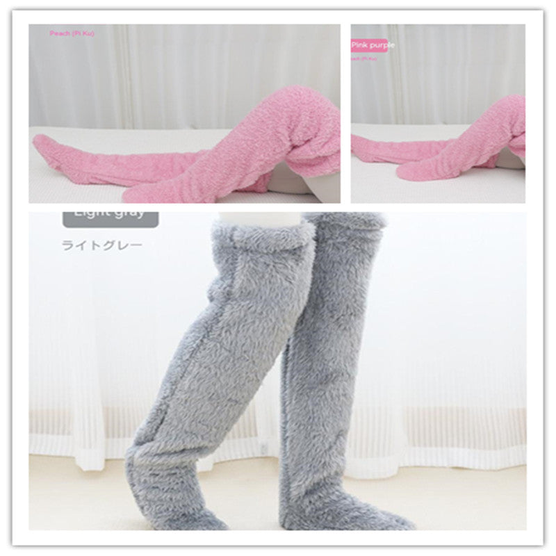 Over Knee Warm High Fuzzy Long Socks