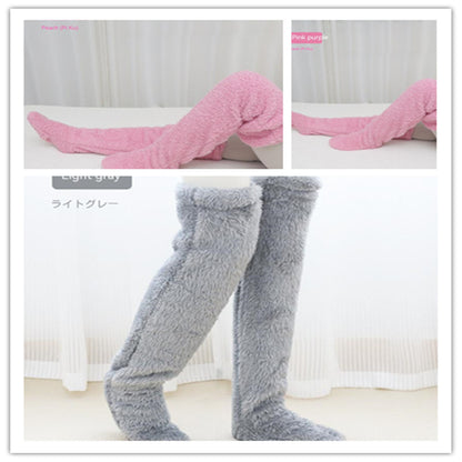 Over Knee Warm High Fuzzy Long Socks