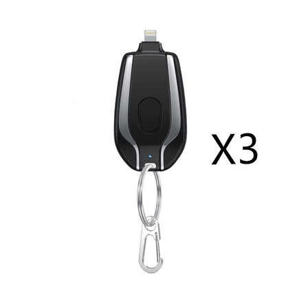 1500mAh Mini Emergency Power Bank Keychain Charger