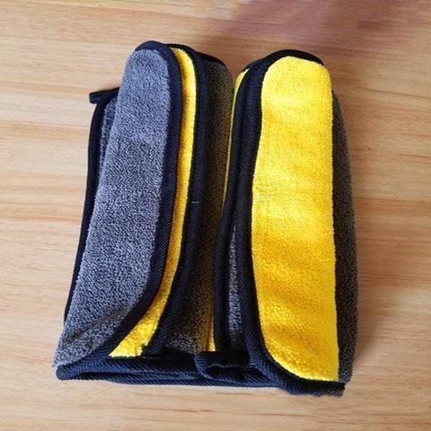 Two-colour Dual-use Cleaning Car Wash Towels Multipack