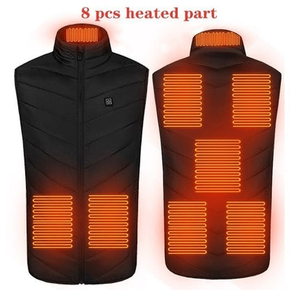 Electric Heated Vest Washable USB Charging