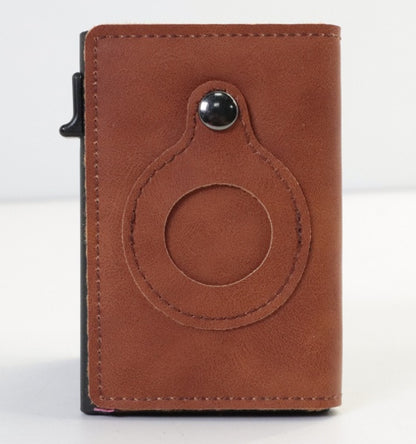 Leather RFID AirTag Wallet