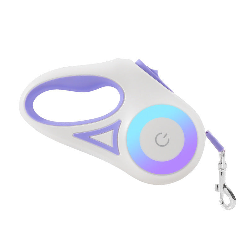 Retractable Colourful Leash And Collar