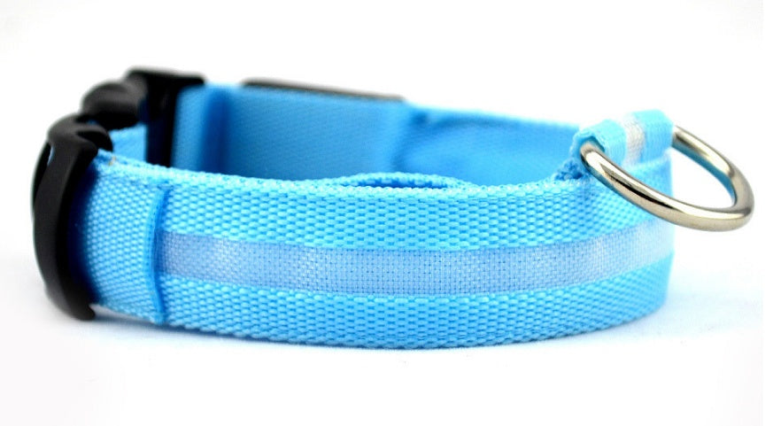 Night Safety Flashing Glow in Dark Rechargeable LED Luminous Pet Collar