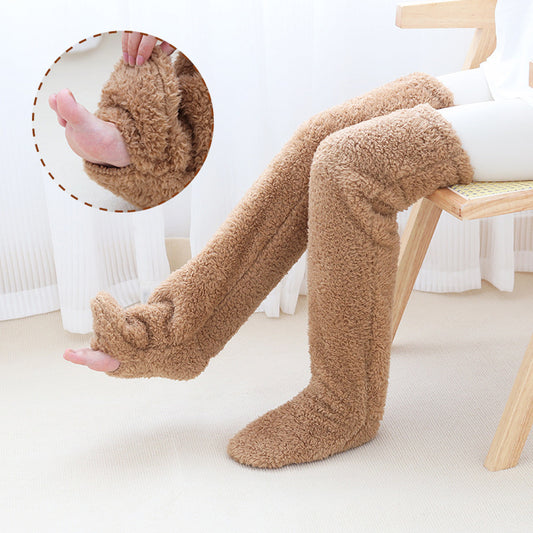 Over Knee Warm High Fuzzy Long Socks