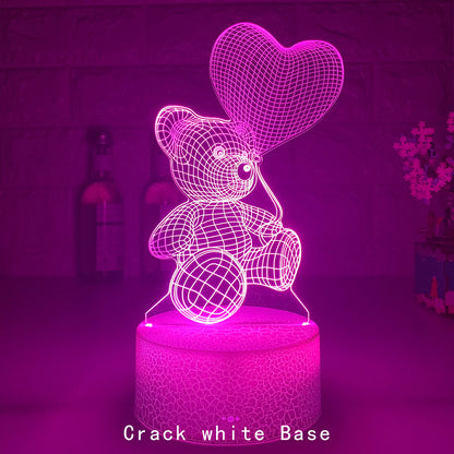 3D Acrylic USB LED Night Lights Lamp