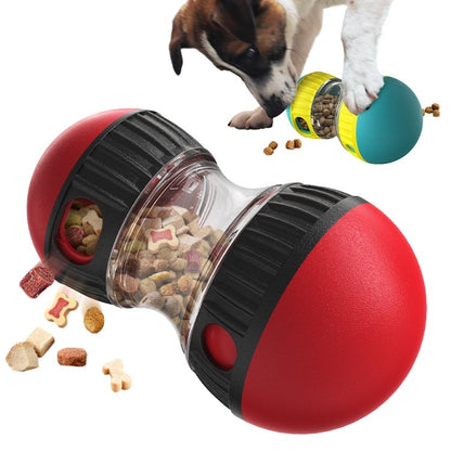 Food Dispensing Dog Toy Tumbler Leaky Food Interactive Puzzle Ball