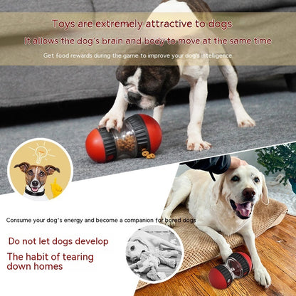 Food Dispensing Dog Toy Tumbler Leaky Food Interactive Puzzle Ball