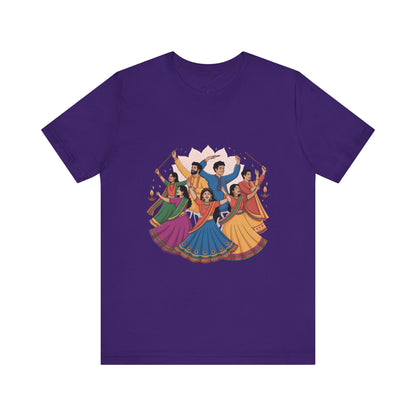 Navratri Festival T-Shirt, Dandiya Garba Tee, Outfit for Garba Nights, Festive Celebration Wear