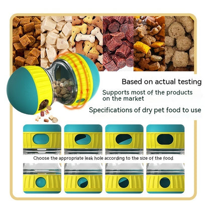 Food Dispensing Dog Toy Tumbler Leaky Food Interactive Puzzle Ball