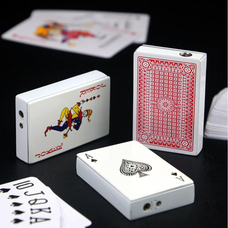 Poker Card Metal Windproof Lighter