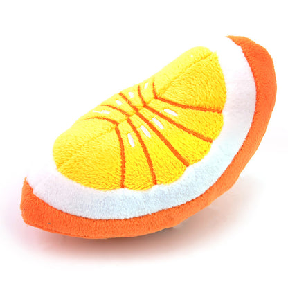 Plush Pet Toys, Fruits, Cartoons, Food