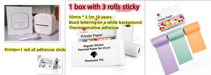 Portable Bluetooth Mini Thermal Label & Photo Printer