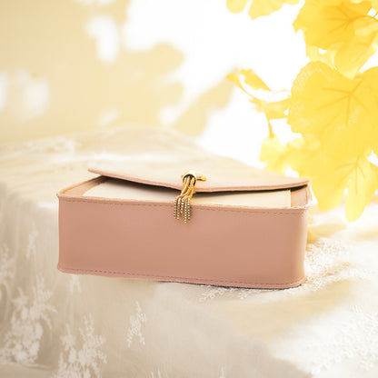 Small Messenger Bag Sweet And Cute With Cat Tassel Decoration Chain