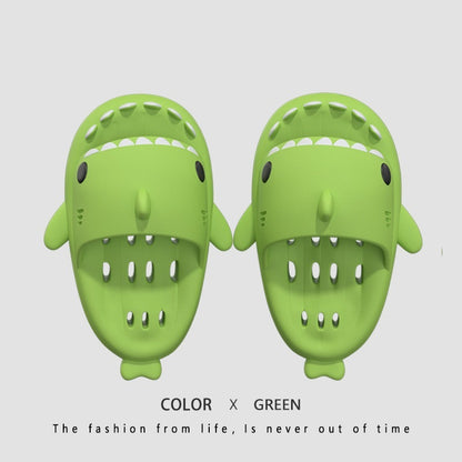 Shark Pool, Shower & Beach Sandal Slippers With Drain Holes