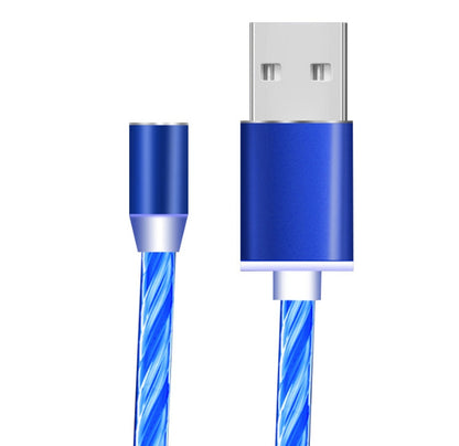 Flowing Light Magnetic Charging Cable for Iphone Lightning & Android Type C