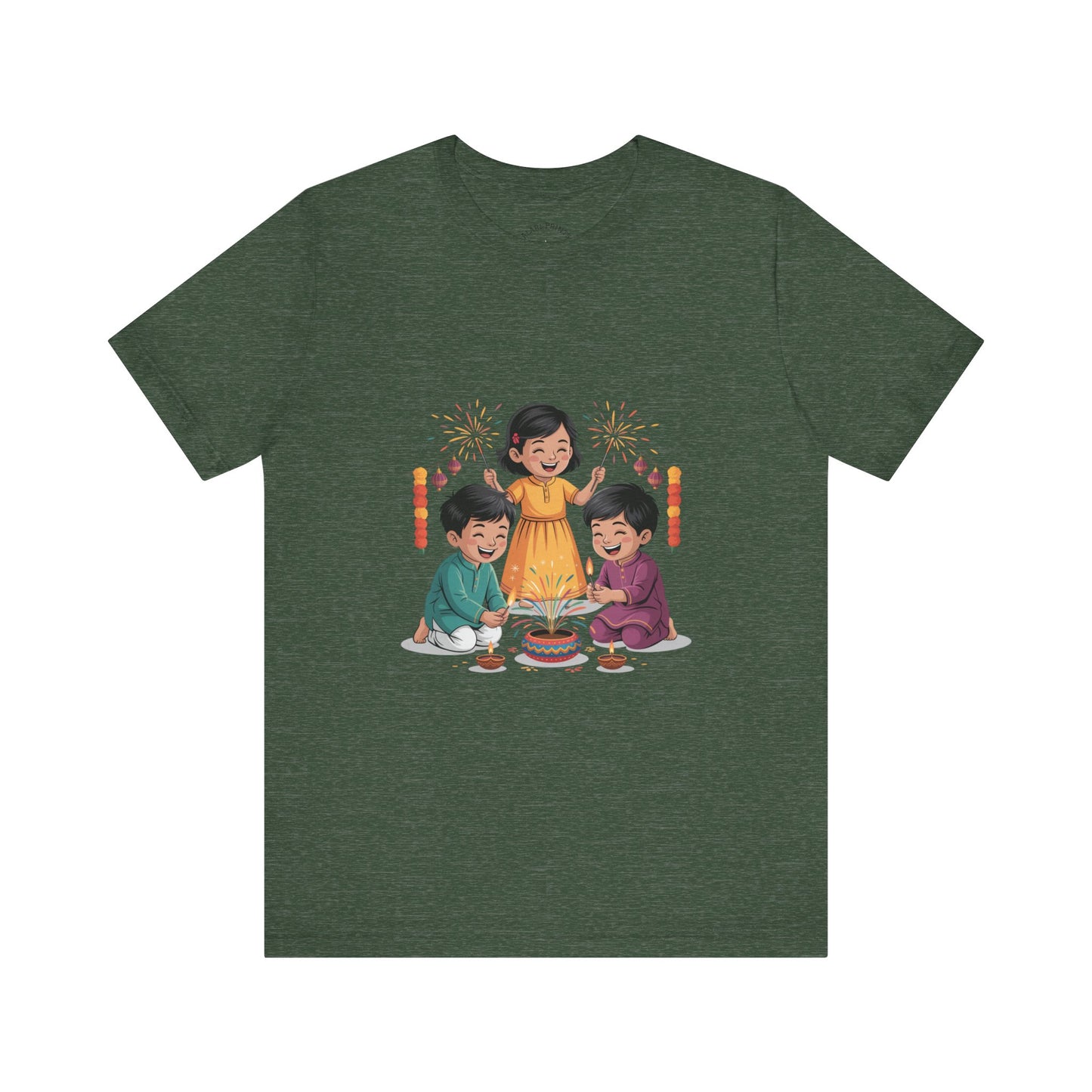 Diwali Festival T-Shirt, Festival of Lights Tee, Festive Wear Gift for Family & Friends