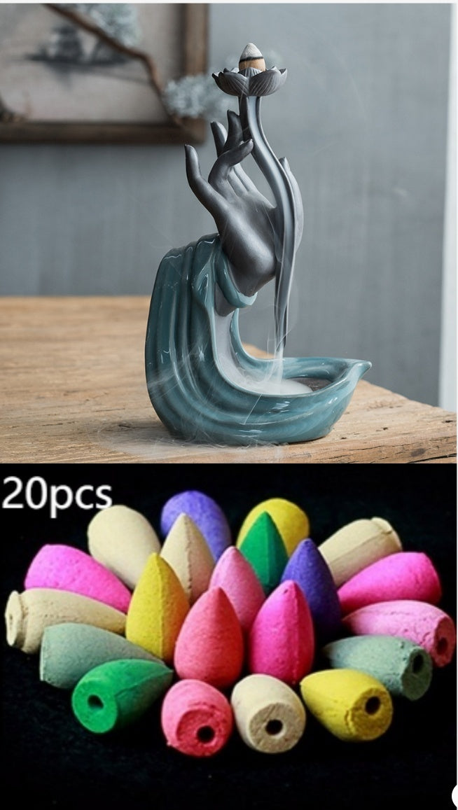 Indoor Incense Tower Incense Cone Incense View Smoke