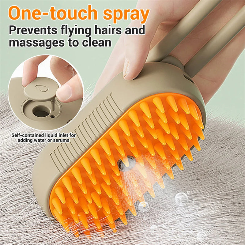 3 In 1 Electric Spray Pet Hair Brushes For Massage Pet Grooming