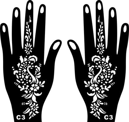 India Mehndi Template