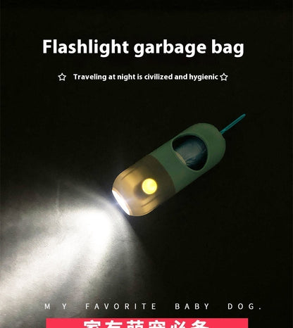 3 in 1 Pet Waste Poop Bag Dispenser, Holder & Led Light