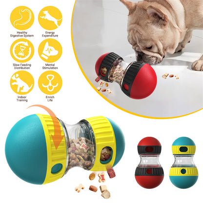 Food Dispensing Dog Toy Tumbler Leaky Food Interactive Puzzle Ball
