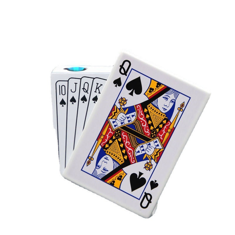 Poker Card Metal Windproof Lighter