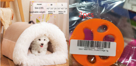 Warm Fluffy Comfortable Pet Nest Bed