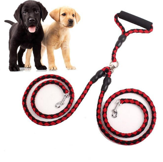 Double-Ended Two Leash Collar