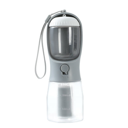 Three-in-one Portable Pet Cups Water Bottle, Food Container and Waist Bag Holder