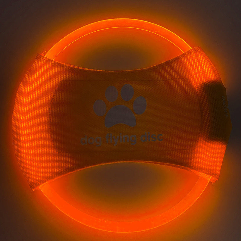 Dog Flying Discs Light Glowing LED Toys