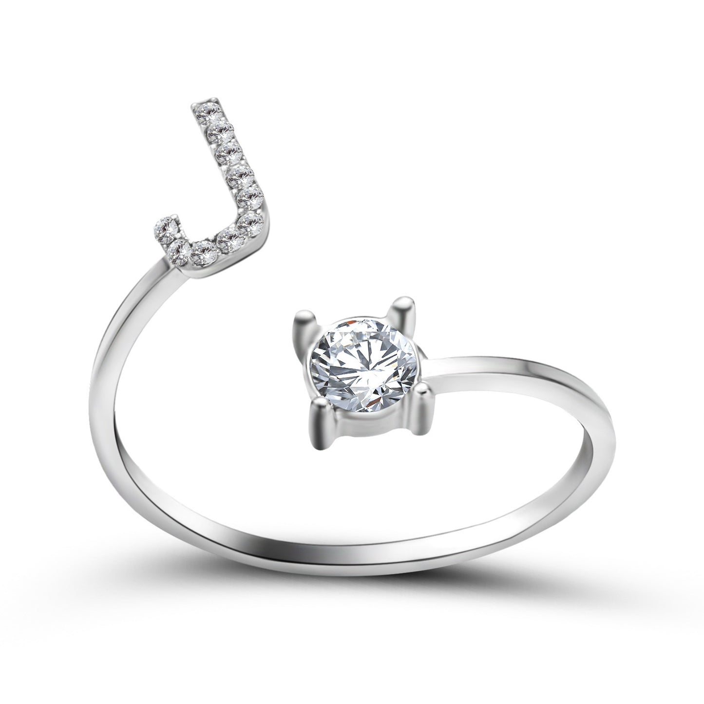 Name Initial Letter Ring Jewellery