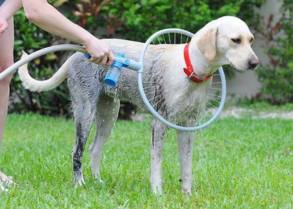 Fully automatic 360 degree shower ring
