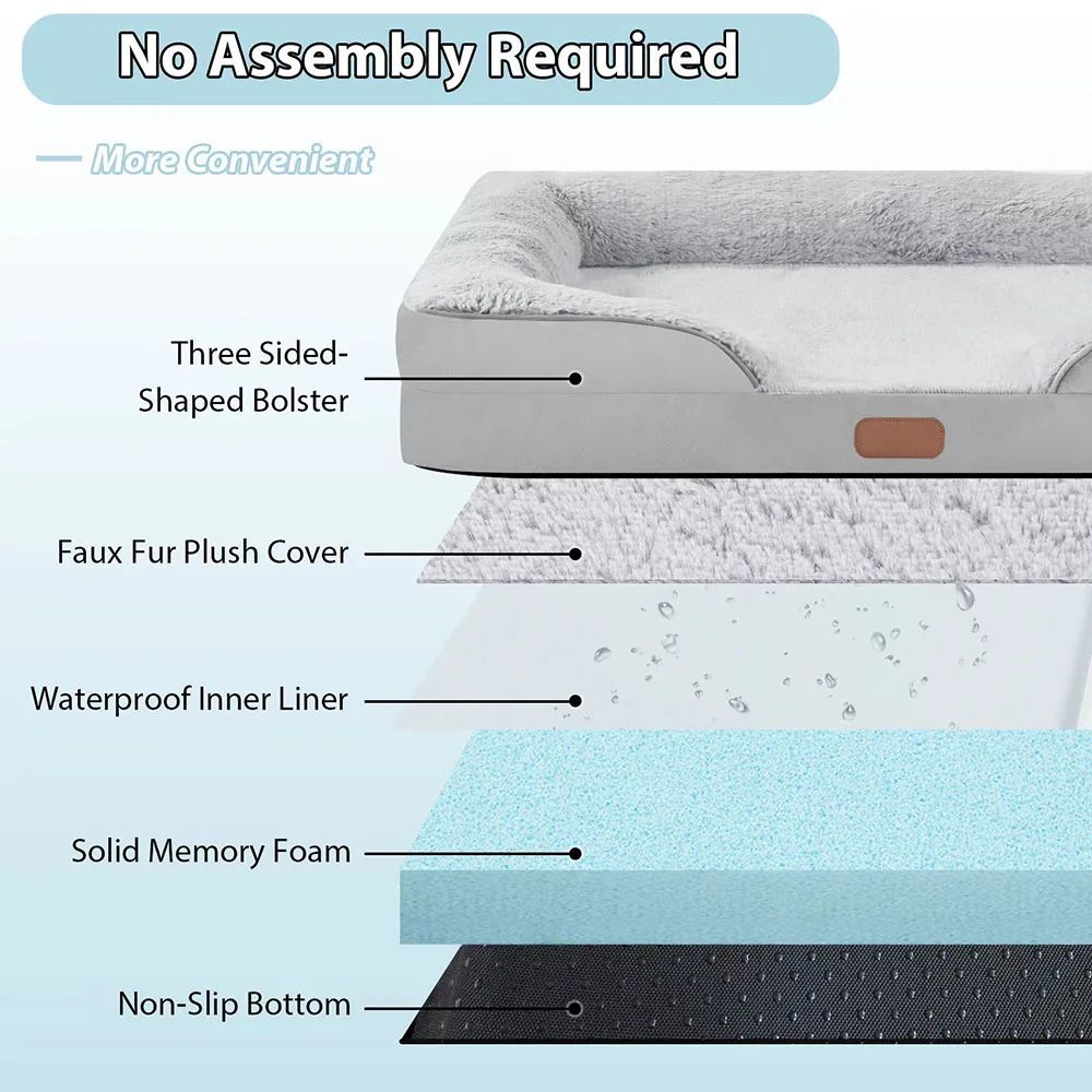 High Quality Orthopaedic Memory Foam Dog Bed