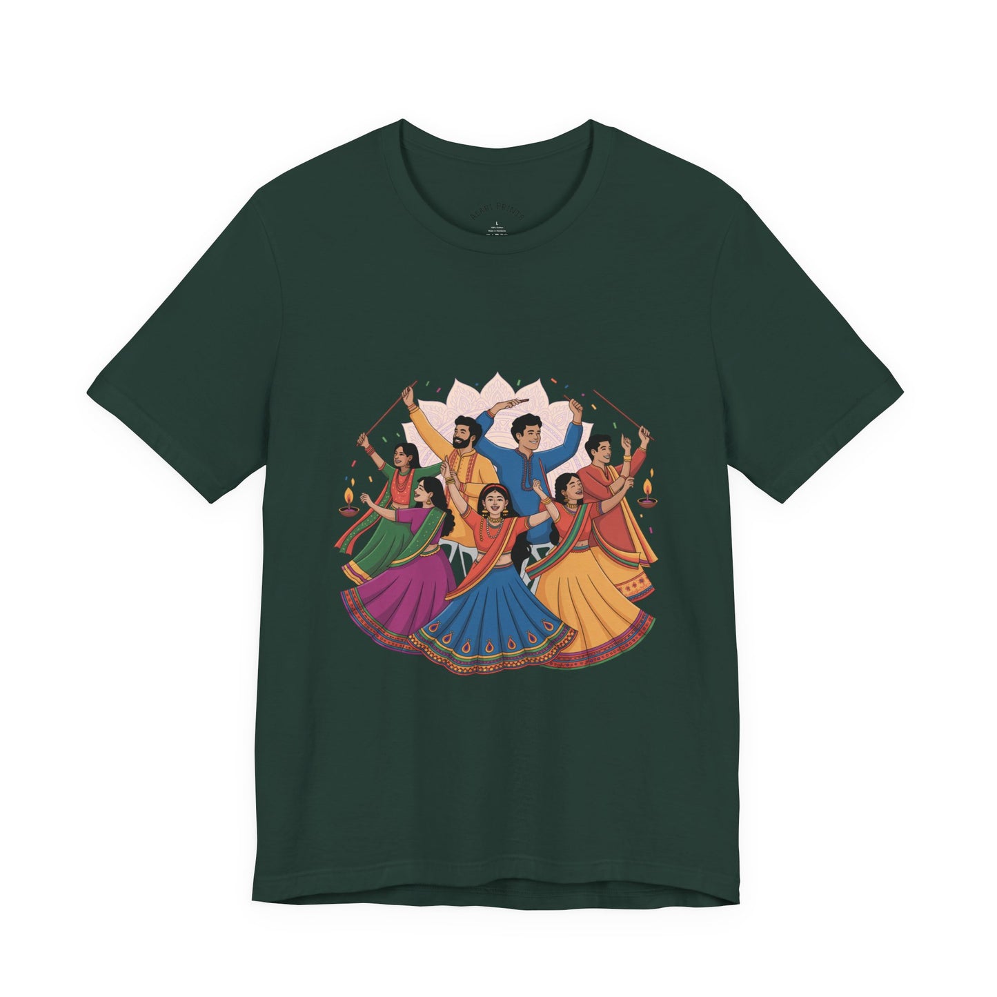 Navratri Festival T-Shirt, Dandiya Garba Tee, Outfit for Garba Nights, Festive Celebration Wear