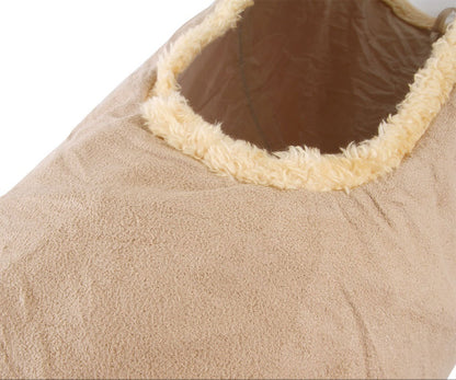 Packable Folding Suede Cat Channel Tunnel Toy
