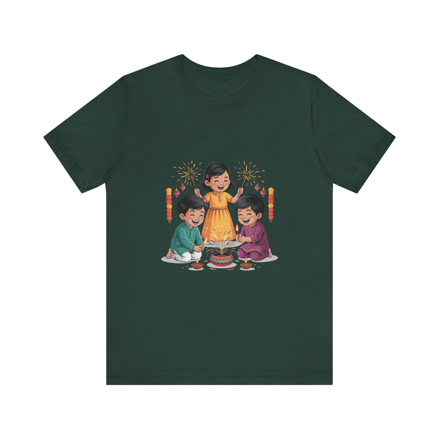 Diwali Festival T-Shirt, Festival of Lights Tee, Festive Wear Gift for Family & Friends