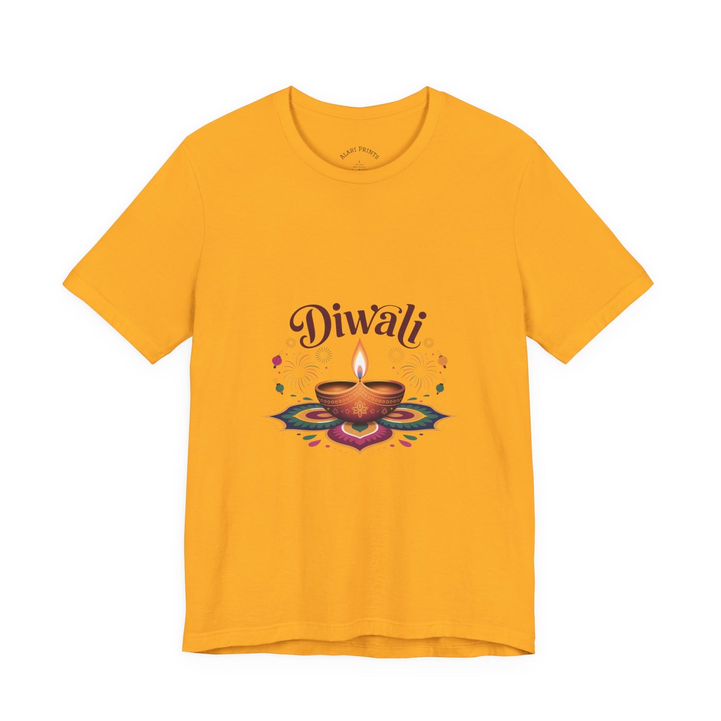 Diwali Festival T-Shirt, Festival of Lights Tee, Traditional Festive Wear, Diwali Party Tee