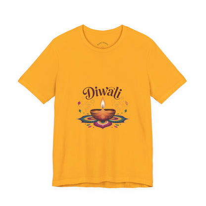 Diwali Festival T-Shirt, Festival of Lights Tee, Traditional Festive Wear, Diwali Party Tee