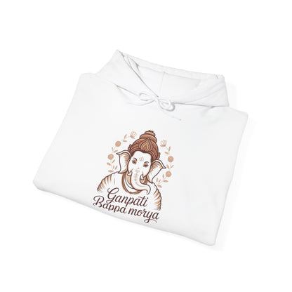 Ganesh Chaturthi Hoodie, Spiritual Wear, Ganpati Bappa Morya Hoodie, Ganpati Festival Outfit