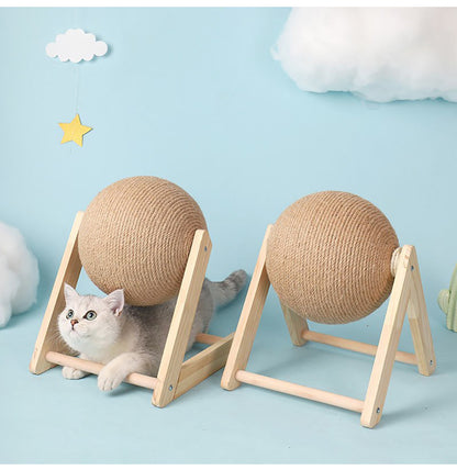 Sphere Shaped Cat Scratch Ball