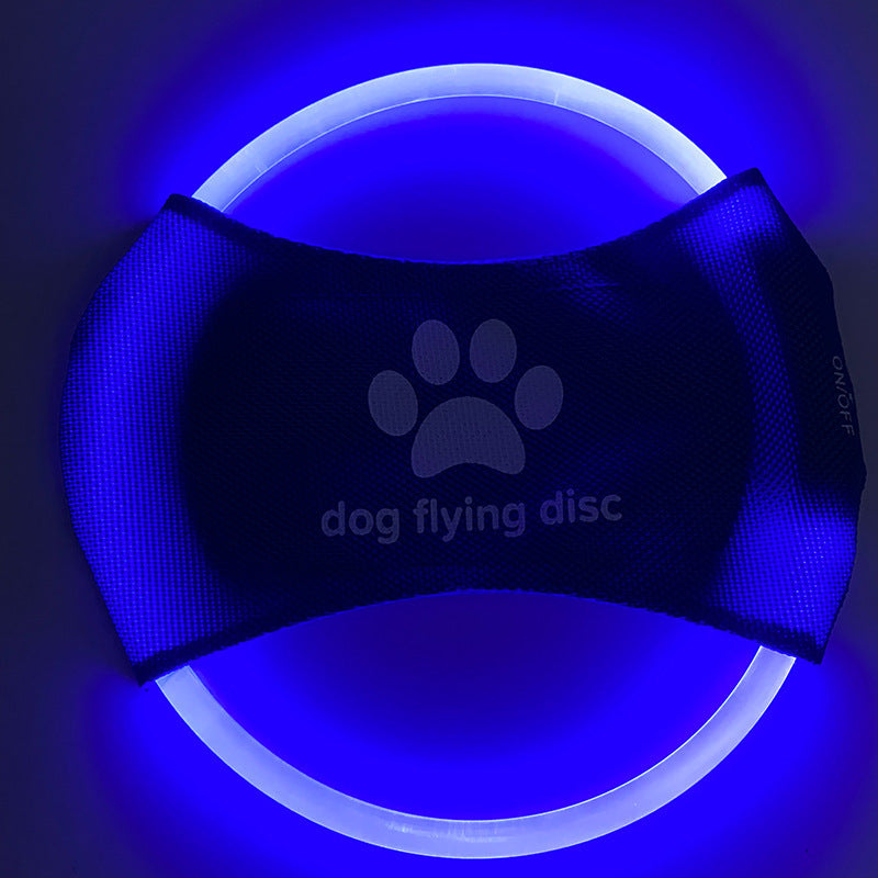 Dog Flying Discs Light Glowing LED Toys