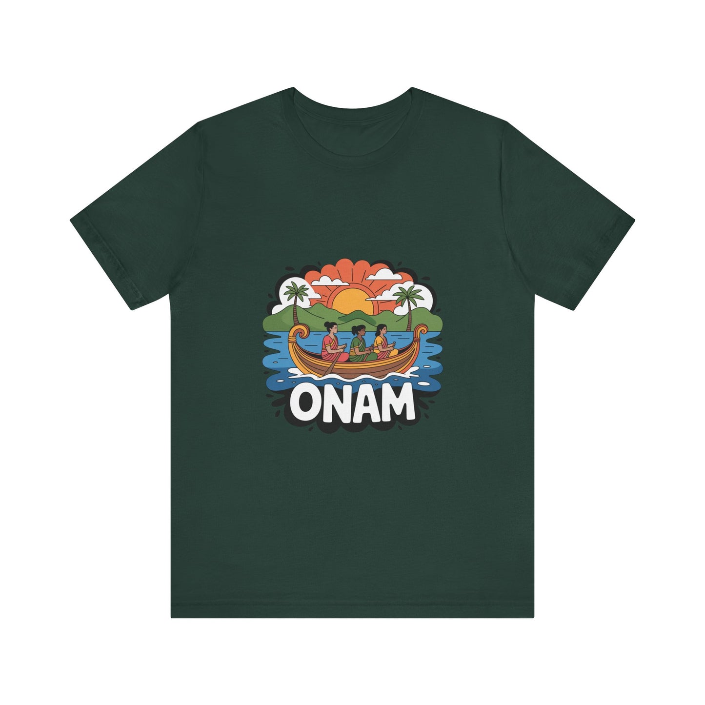 Onam Festival T-Shirt, Gift for Kerala Festival, Celebrate Onam in Style, Traditional Tee