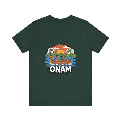 Onam Festival T-Shirt, Gift for Kerala Festival, Celebrate Onam in Style, Traditional Tee