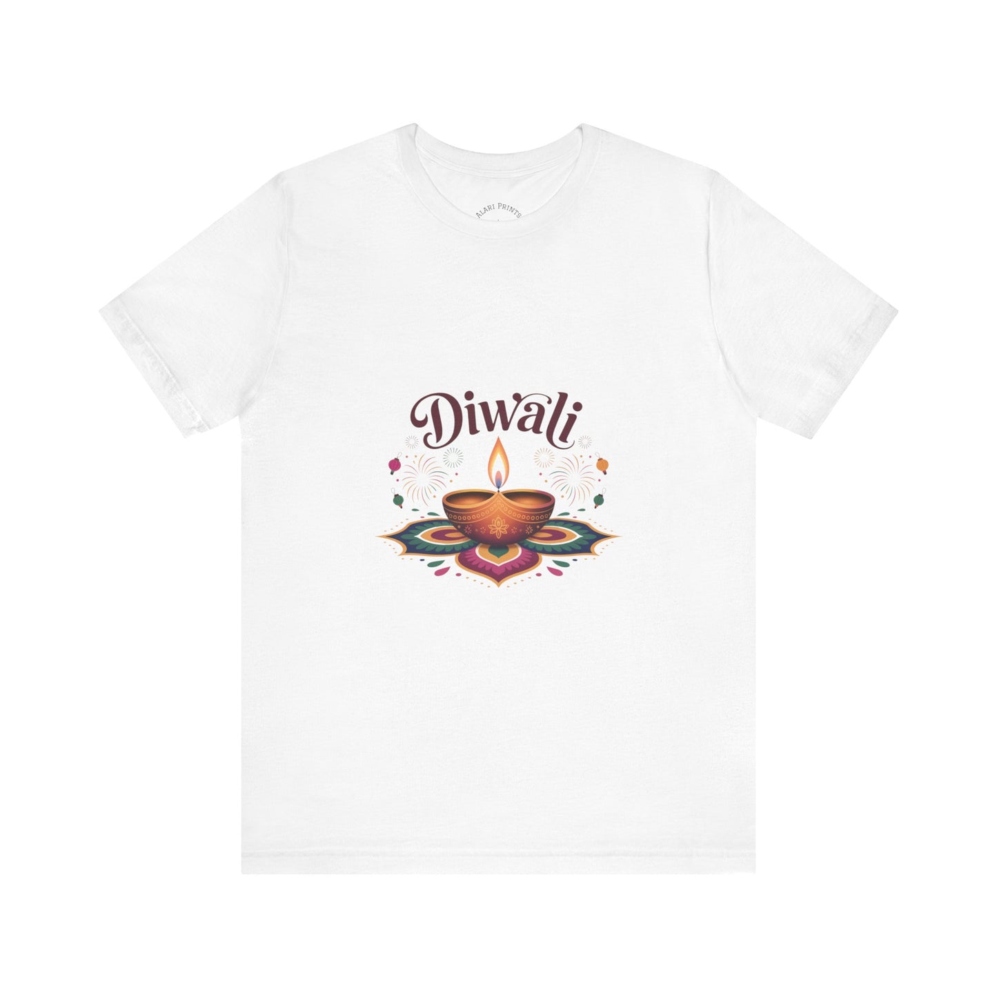 Diwali Festival T-Shirt, Festival of Lights Tee, Traditional Festive Wear, Diwali Party Tee