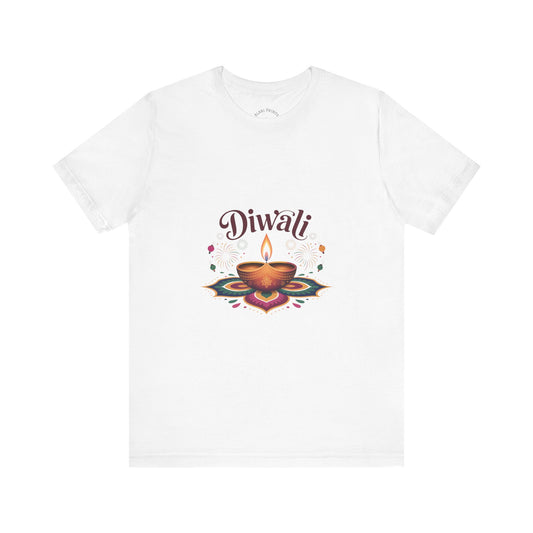 Diwali Festival T-Shirt, Festival of Lights Tee, Traditional Festive Wear, Diwali Party Tee