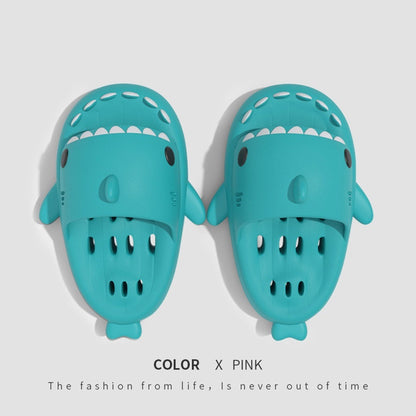 Shark Pool, Shower & Beach Sandal Slippers With Drain Holes